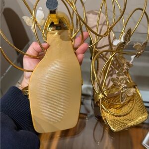 Gold Heels with butterflys ( Sophia Webster inspired)